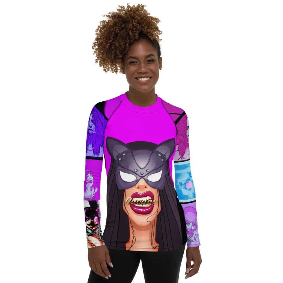 savage ! women's rash guard